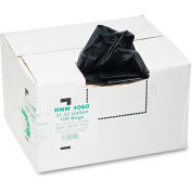 Earthsense Commercial Recycled Can Liners 31-33 Gallon 1.65 Mil, Black 100 Bags/Box-WBIRNW4060