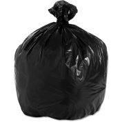 Boardwalk Super X-Heavy Grade Can Liners 33 Gallon 1.60 Mil, Black 10 Bags/Roll 10/Box -BWK520