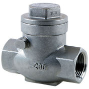 2" Swing Check Valve, 316 Stainless Steel, 200 PSI - Pkg Qty 4