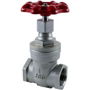 1 In. Gate Valve, 200 PSI, Stainless Steel