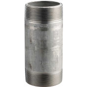 1/2" x 5-1/2" Pipe Nipple, 304 Stainless Steel, 16168 PSI, Sch. 40