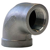 KINGDOM 3/4" 304 Stainless Steel 90 Degree Elbow, FNPT