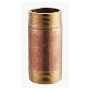 Merit Brass 3/4" X 3" Lead Free Seamless Red Brass Pipe Nipple