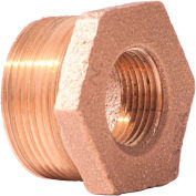 SIAM 1" X 1/2" Lead Free Brass Bushing, MNPT X FNPT