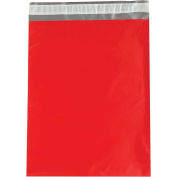 2.5 Mil Colored Poly Mailers, 14-1/2x19", Red, 100 Pack
