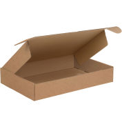 19"x12"x3" Corrugated Tab Lock Literature Mailers, Kraft - Pkg Qty 25