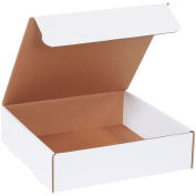 11"x11"x3" Corrugated Literature Mailer, White - Pkg Qty 50