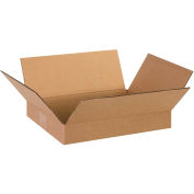 13" x 10" x 2" Flat Corrugated Boxes - Pkg Qty 25