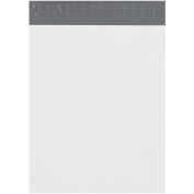 2.5 Mil Expansion Poly Mailers, 13"x16"x4", White, 100 Pack