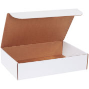 17-1/4"x11-1/4"x4" Corrugated Literature Mailer, White