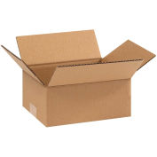 9" x 7" x 3" Flat Corrugated Boxes - Pkg Qty 25