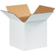 9" x 9" x 9" White Corrugated Boxes - Pkg Qty 25