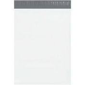 2.5 Mil Expansion Poly Mailers, 15"x20"x4", White, 100 Pack
