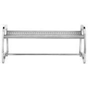 Commercial Zone Skyline 4' Bench, Stainless Steel
