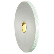 Double Sided Foam Tape 1/2" x 5 Yds 1/8" Thick Natural - 3M 4008