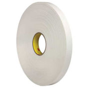 Double Sided Foam Tape 1" x 5 Yds 1/32" Thick White - 3M 4462