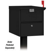 Salsbury Industries Roadside Mailbox, Black