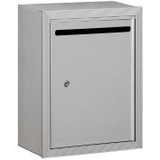 Salsbury Industries Letter Box, 15"Wx7-1/2"Dx19"H Standard, Surface Mounted Aluminum Private Access