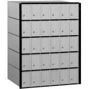 Salsbury Industries Aluminum Mailbox, 23-1/2"W x 15-1/2"D x 30"H, 30 Doors, Standard System