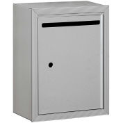 Salsbury Industries Letter Box, 15"Wx7-1/2"Dx19"H Standard, Surface Mounted, Aluminum