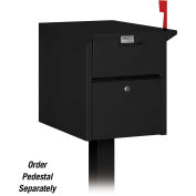 Salsbury Industries Locking Security Mailbox, Black