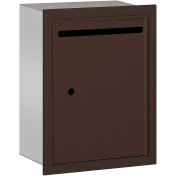 Salsbury Industries Letter Box, 15"Wx6-3/4"Dx19"H Standard, Recessed Mounted, Bronze