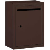 Salsbury Industries Letter Box, 15"Wx7-1/2"Dx19"H Standard, Surface Mounted, Bronze