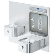 Elkay EZH2O Water Bottle Refilling Station, Integral Fountain, Non Refrig., Filtered, Stainless