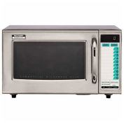 Sharp R-21-LTF - Commercial Microwave Oven, Medium Duty, 1000W, 1.0 Cu. Ft., Stainless Steel