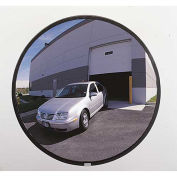 160-Degree Outdoor Acrylic Convex Mirror W/Galvanized Steel Back, 36" Dia.