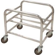 Global Industrial Bulk Mover Cart, 6 Bushel, 28"L x 22-1/4"W x 26-1/4"H, Gray