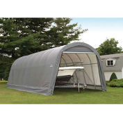 ShelterLogic Round Style Shelter 14 x ft. 24 x ft. 12 ft. Gray