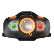 LED Headlight w/ White, Red, Green CREE XP-C Transparent Black