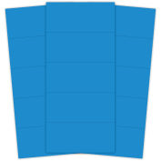 Magnetic Blue Strips 2" X 7/8", 25 Per Pack