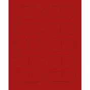 3/4" Red Magnetic Arrows 20/Pk