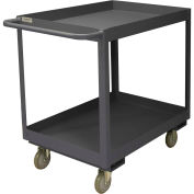 Durham Mfg.® Stock Cart, 2 Tray Shelves, 24"Wx36"L