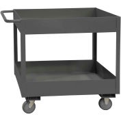 Durham Mfg.® Stock Cart, 2 Tray Shelves, 18"Wx30"L