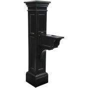 Mayne Liberty Mailbox Post, 63"H Black