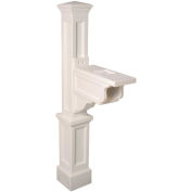 Mayne Dover Mailbox Post, 56"H White