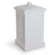 Mayne Berkshire Outdoor Storage Box, 20"W x 38-13/16"D x 20"H White