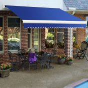 Awntech Retractable Awning Manual 18'W x 10'D x 10"H Bright Blue