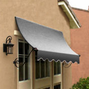 Awntech Window/Entry Awning Gray 10-3/8'W x 1'D x 2'H