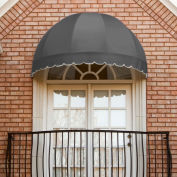 Awntech Window/Entry Awning Gray 3-3/8'W x 1-11/16'D x 1-11/16'H