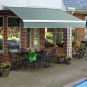Awntech Retractable Awning Right Motor 20'W x 10'D x 10"H Sage