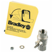 Bradley 1/2" Ball Valve/Plastic Handle Prepack, S45-122