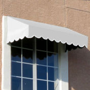 Awntech Window/Entry Awning 3-3/8'W x 2'H x 3'D Off White