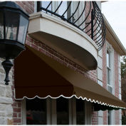 Awntech Window/Entry Awning 10-3/8'W x 4-11/16'H x 3'D Brown