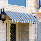 Awntech Window/Entry Awning 3-5/16'W x 1-1/2'H x 3'D Gray/White