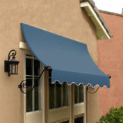 Awntech Window/Entry Awning 8-3/8'W x 1-1/2'H x 3'D Dusty Blue