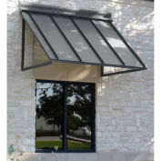 Awntech Standing Seam 3-11/16'W x 2'H x 3'D Awning Pewter